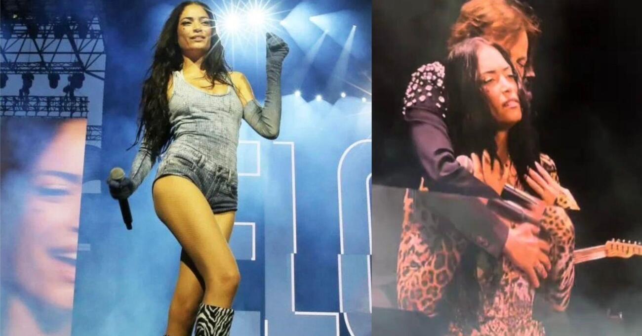 W IL LESBO PATRIARCATO! Elodie si inginocchia a Gianna Nannini che le strizza le tette: a San Siro si consuma l&#039;addio al femminismo, facciamo largo al clitoride rock? [VIDEO]