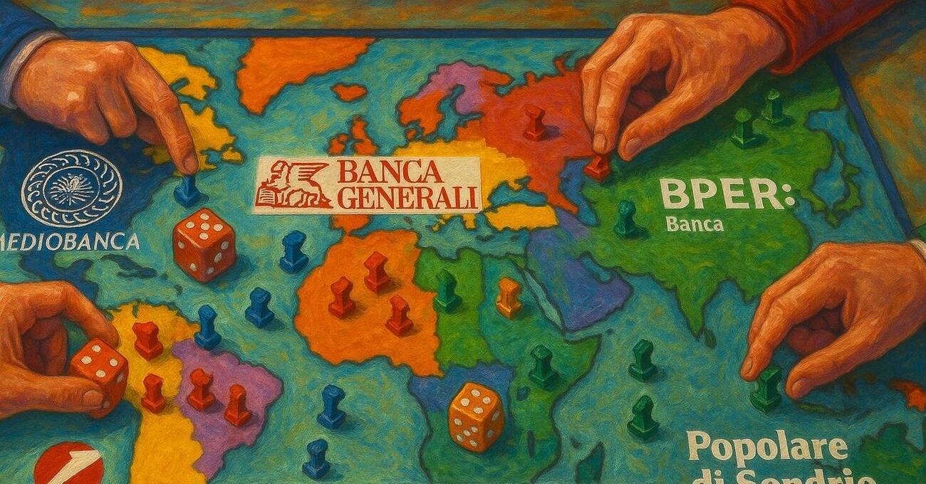 Il risiko bancario ribolle: dalla scalata di Mediobanca a Banca Generali all&rsquo;assalto di Bper su Popolare di Sondrio (dove spunta Jp Morgan), e l&rsquo;ops di UniCredit su Banco Bpm e il Golden Power del Governo Meloni&hellip;