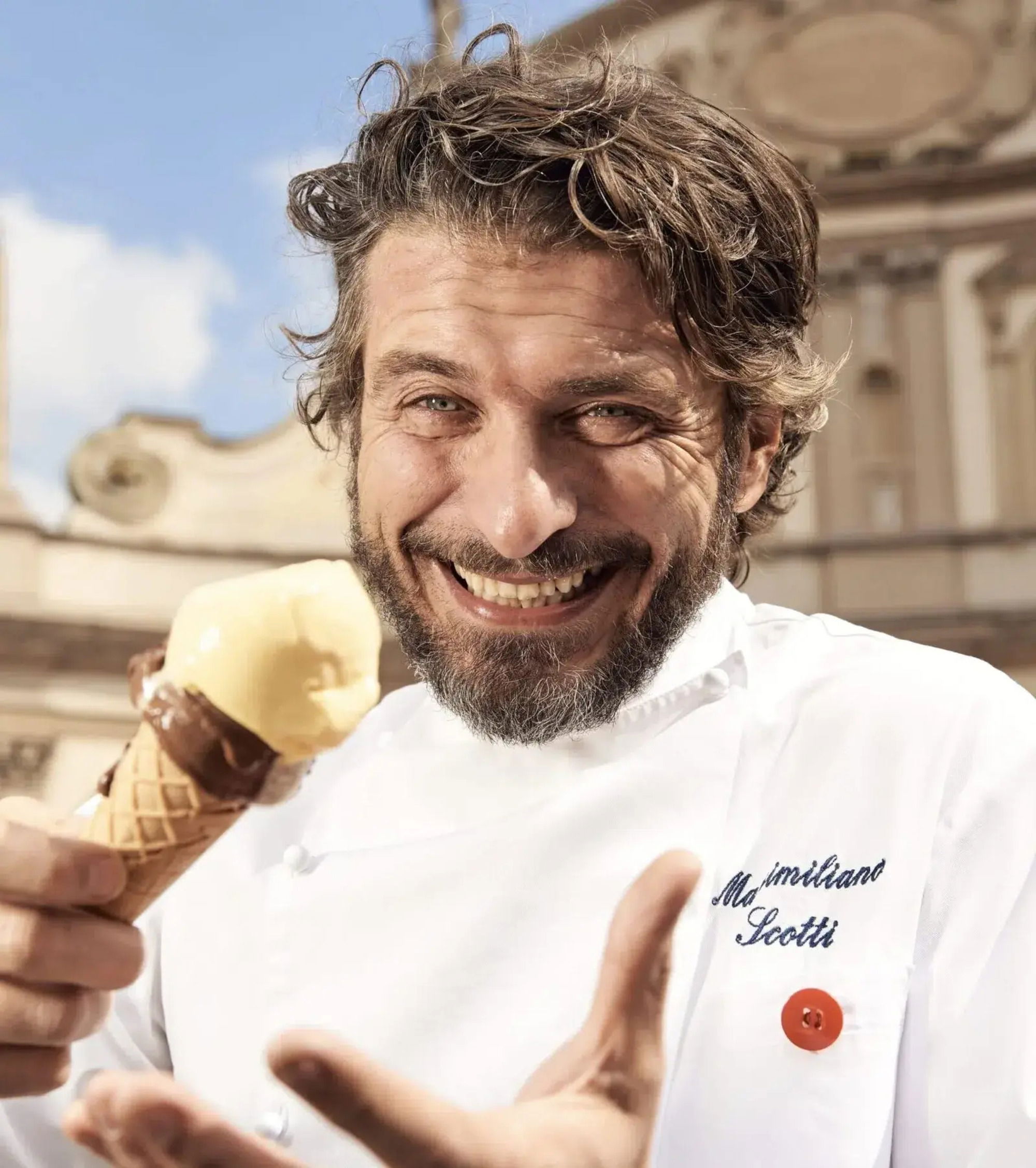 Lo chef gelatiere Massimiliano Scotti