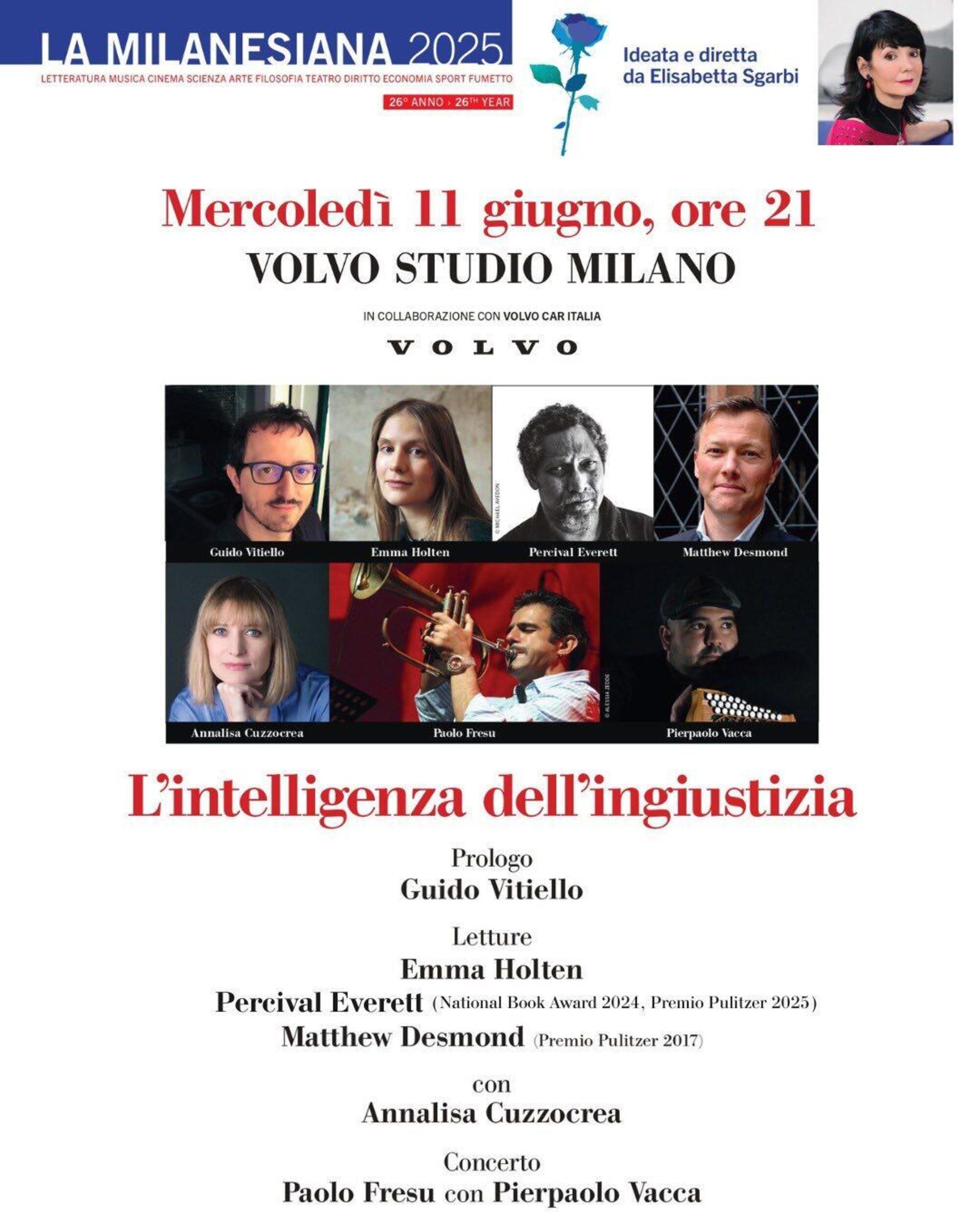 L'intelligenza dell'ingiustizia alla Milanesiana