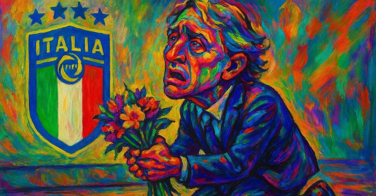 Mancini che rimpiange la Nazionale &egrave; come il marito che lascia la moglie chiattona per andare con una figa giovane ma poi prega la ex di riprenderlo perch&eacute; l&rsquo;altra non sa cucinare (n&eacute; scopare)