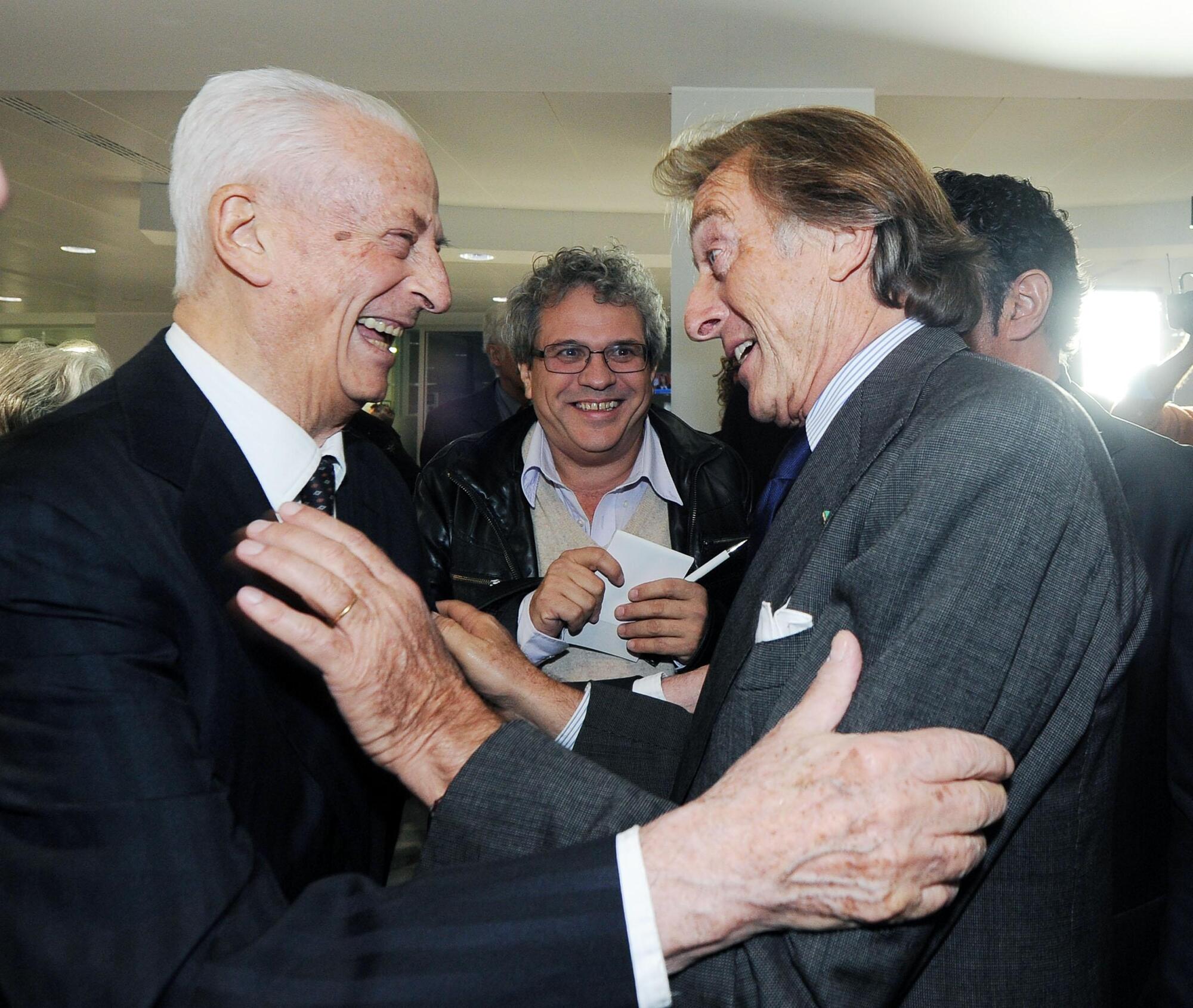 Franzo Grande Stevens e Luca Cordero di Montezemolo (foto Ansa)