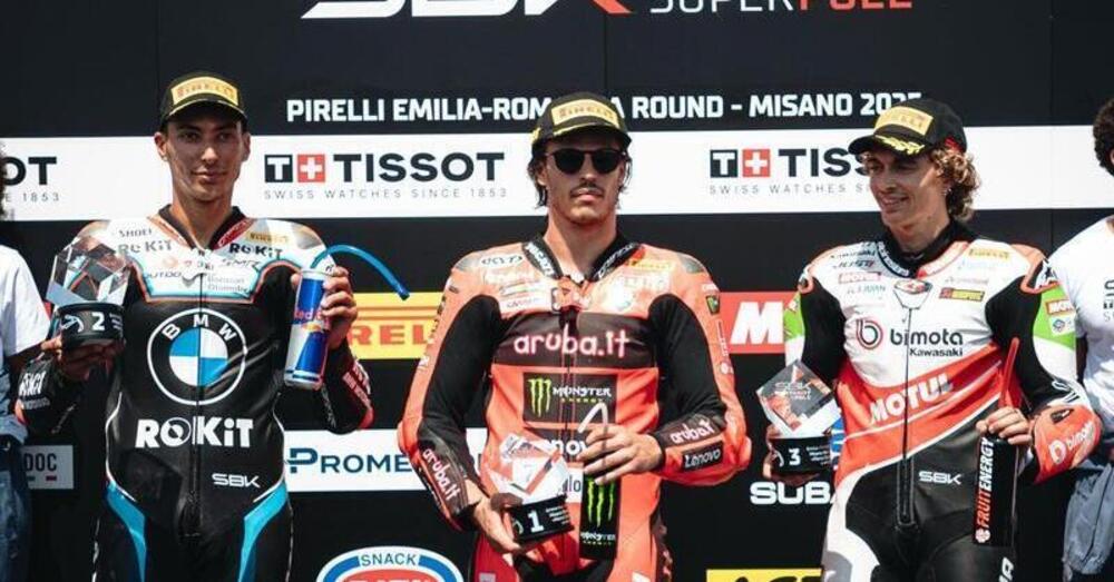 Pole e record per Nicol&ograve; Bulega sotto gli occhi di Pecco Bagnaia (arrivato in moto), ma la &ldquo;passeggiata&rdquo; con Andrea Iannone gli costa tre posizioni in Gara1