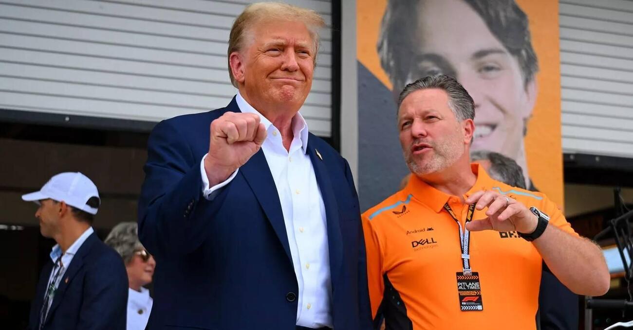 No signori, Donald Trump non guider&agrave; una McLaren tra i curvoni del COTA e in fondo ci dispiace anche: sarebbe stato il meme del 2025