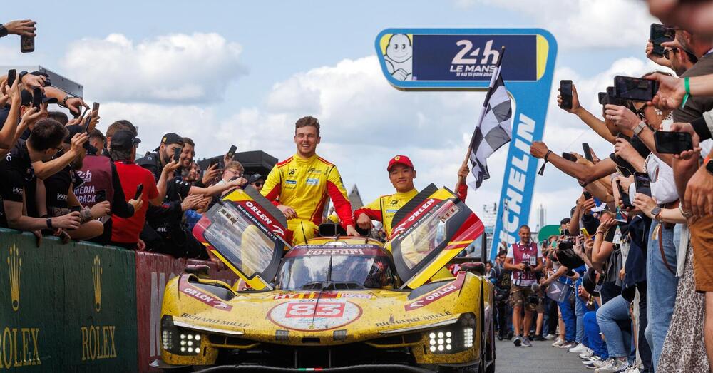 ROBERT CI FAI PIANGERE: Ferrari domina la 24 Ore di Le Mans con Robert Kubica, che &egrave; tornato a prendersi quello che questa gara meravigliosa e maledetta gli aveva tolto