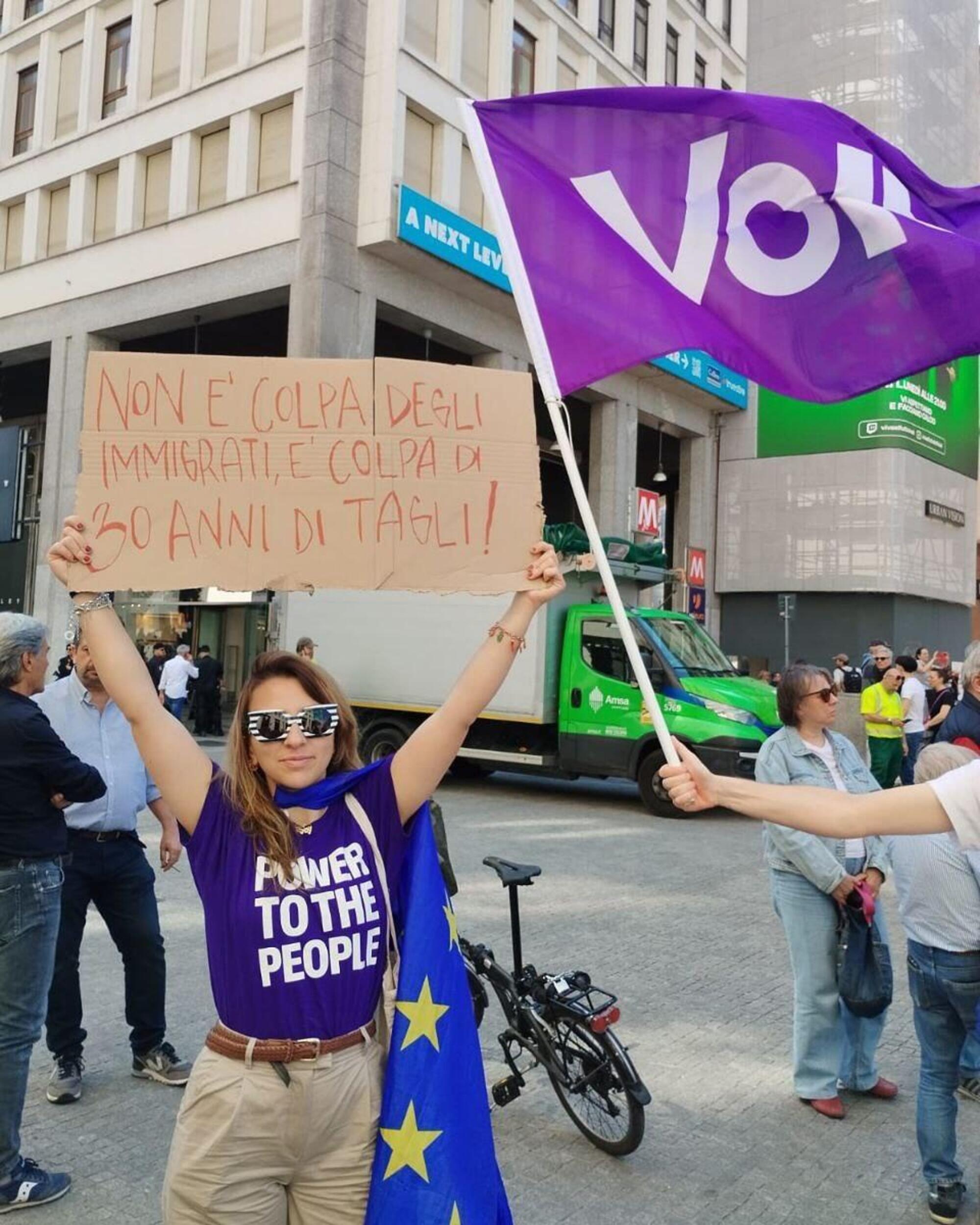 La co-presidente di Volt Europa Francesca Romana D’Antuono