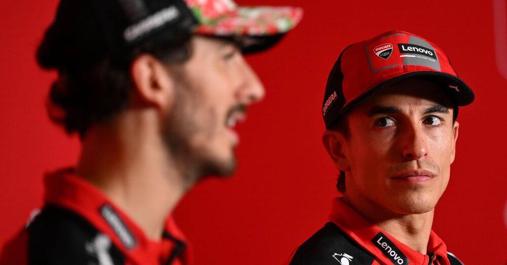 Il Mugello &egrave; il peso politico di Marc Marquez, che parla dei 9 mondiali di Valentino Rossi: &ldquo;Ho gi&agrave; vinto la mia battaglia&rdquo;. Pecco Bagnaia poi cerca la rinascita con una carena da Rinascimento