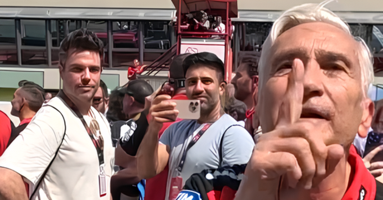 [VIDEO] Ma l&rsquo;avete visto Davide Tardozzi furioso per i fischi del Mugello a Marc Marquez? &ldquo;State zitti, questo &egrave; Rosso!&rdquo;