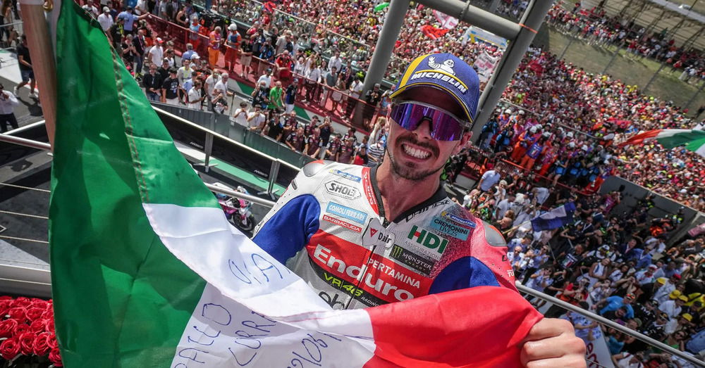 Fabio Di Giannantonio sul podio del Mugello anestetizza i Marquez: &quot;Alex, n&#039;artro giro e te rompevo il ca**o&quot;. Marc, sto arrivando&quot;
