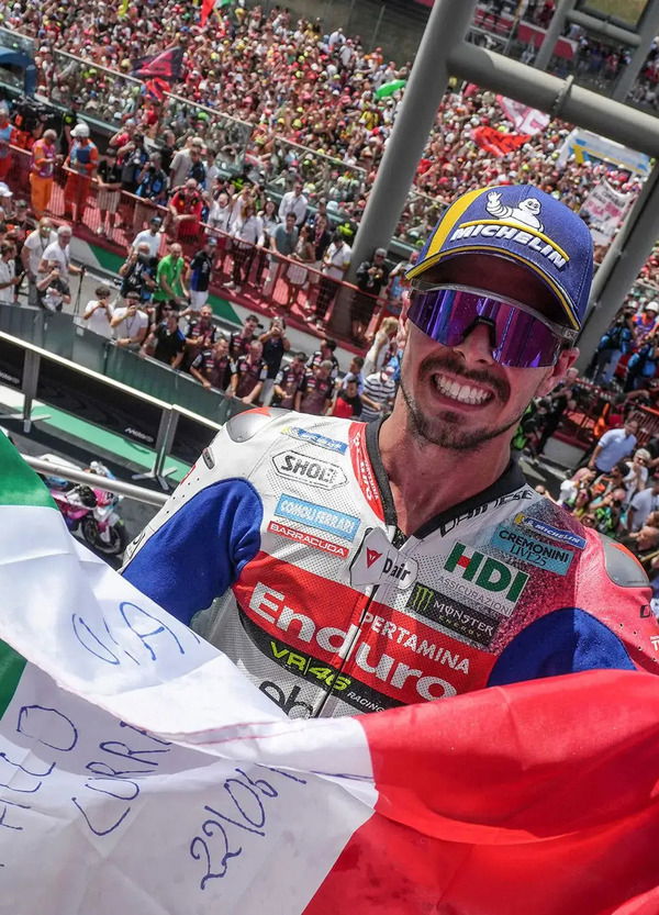 Fabio Di Giannantonio sul podio del Mugello anestetizza i Marquez: &quot;Alex, n&#039;artro giro e te rompevo il ca**o&quot;. Marc, sto arrivando&quot;