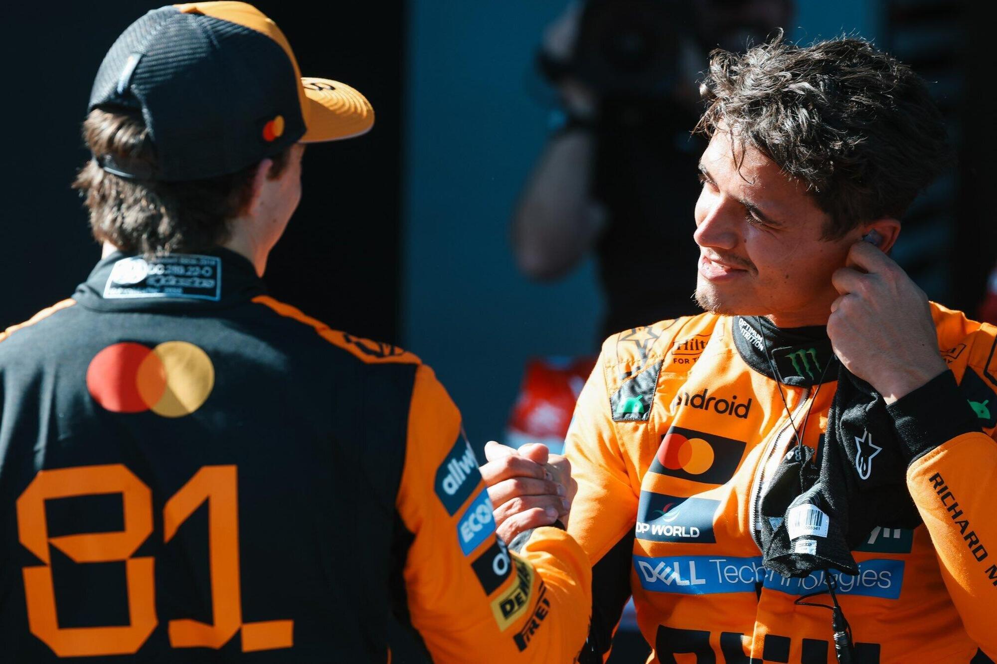 Lando Norris e Oscar Piastri in Austria