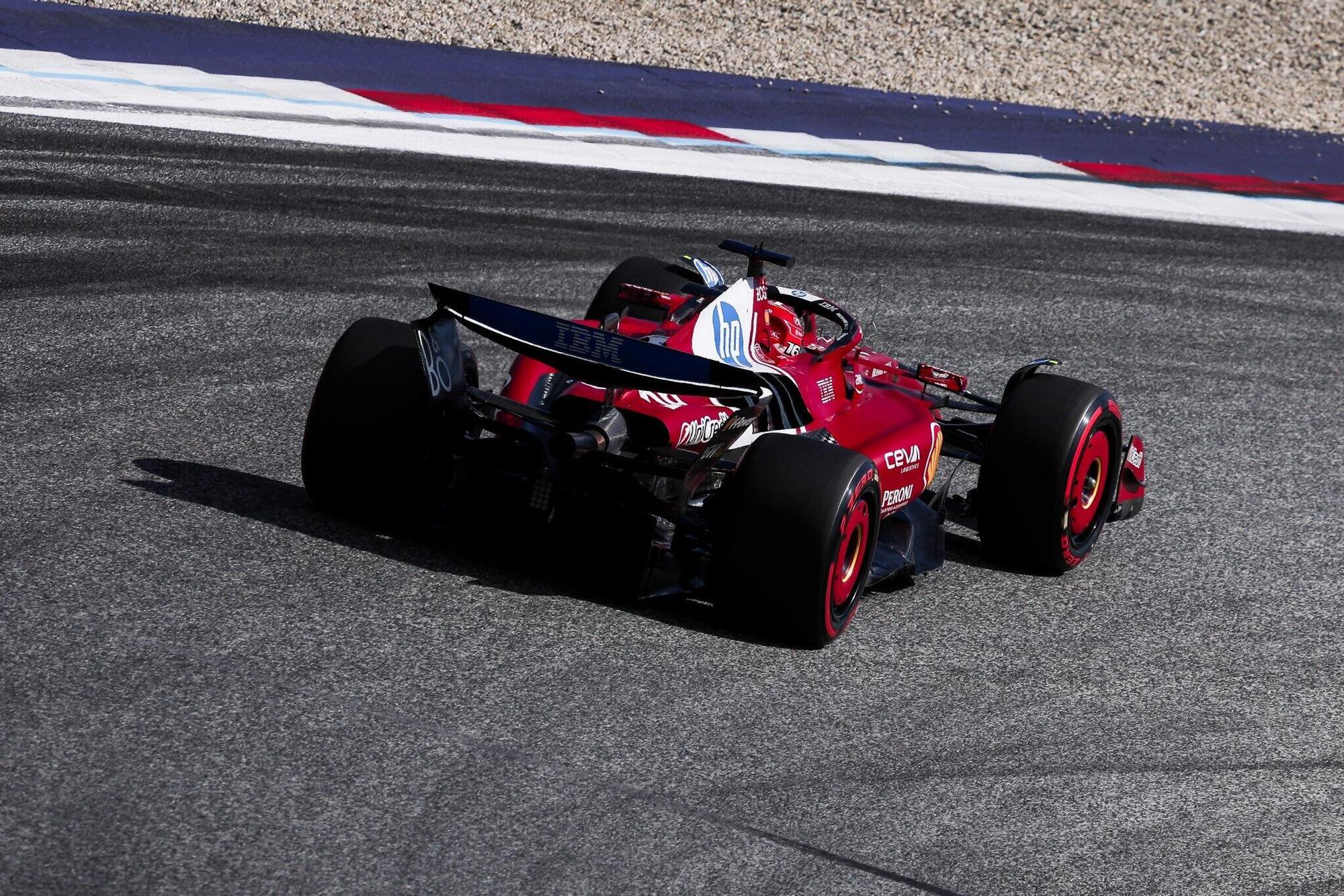 Charles Leclerc, secondo in qualifica al Red Bull Ring