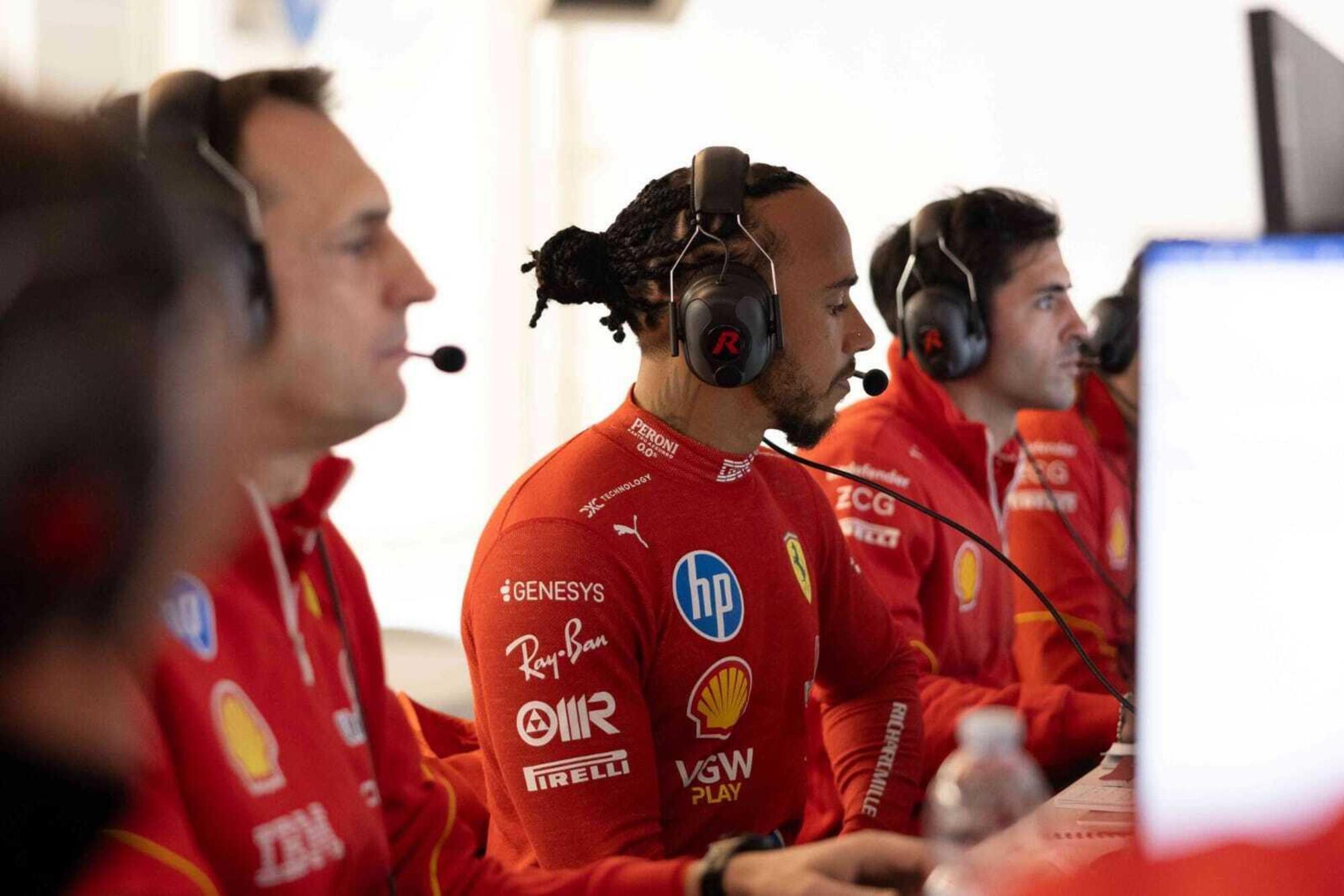 Lewis Hamilton ingegneri Ferrari