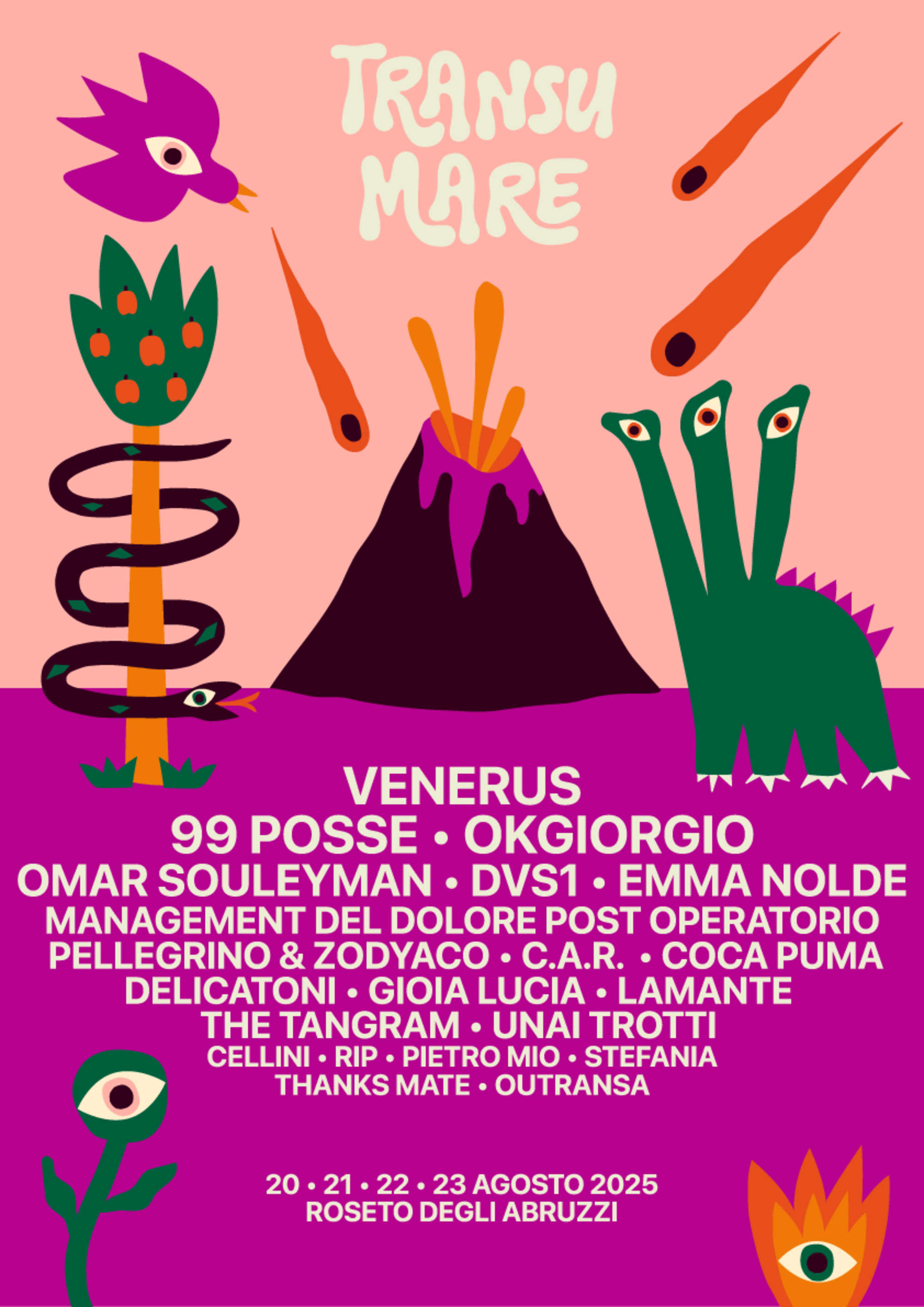 Line up Transumare Fest 2025