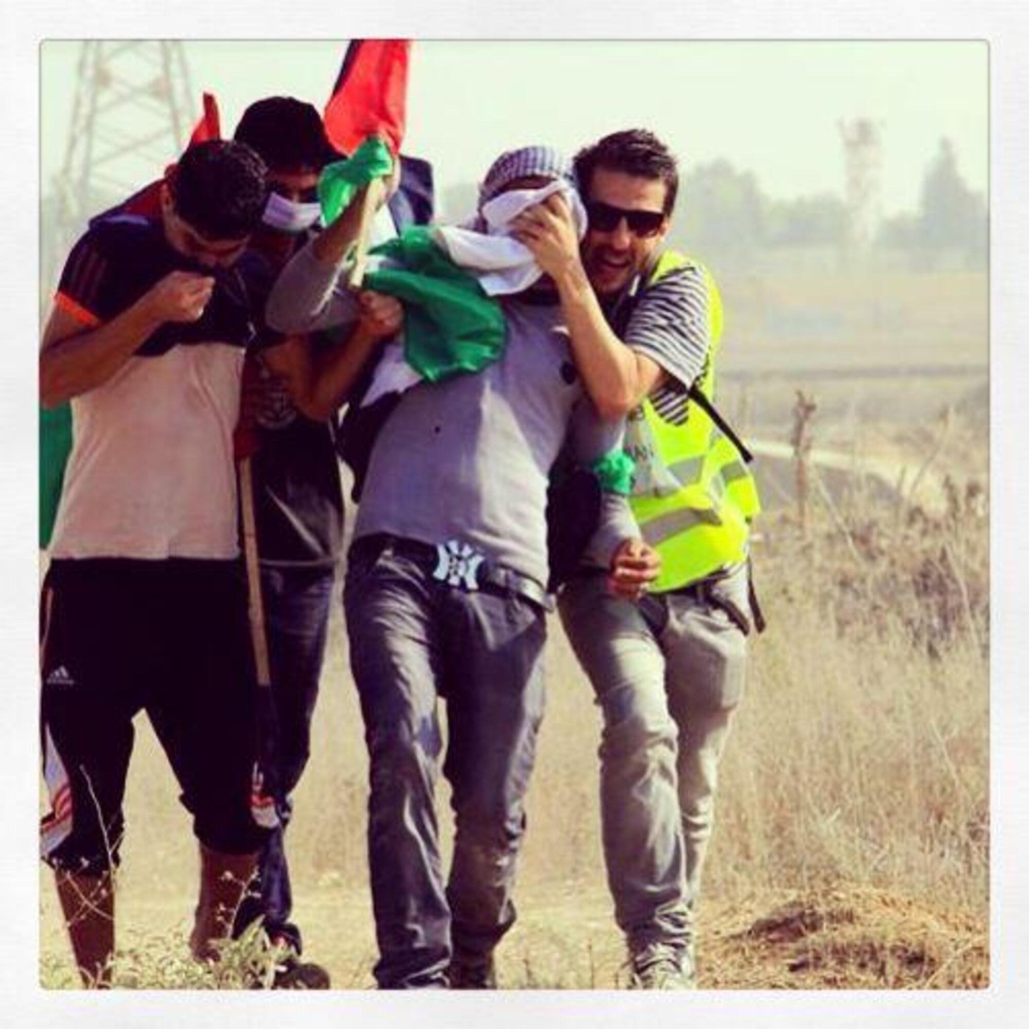 Vincenzo e gli amici palestinesi