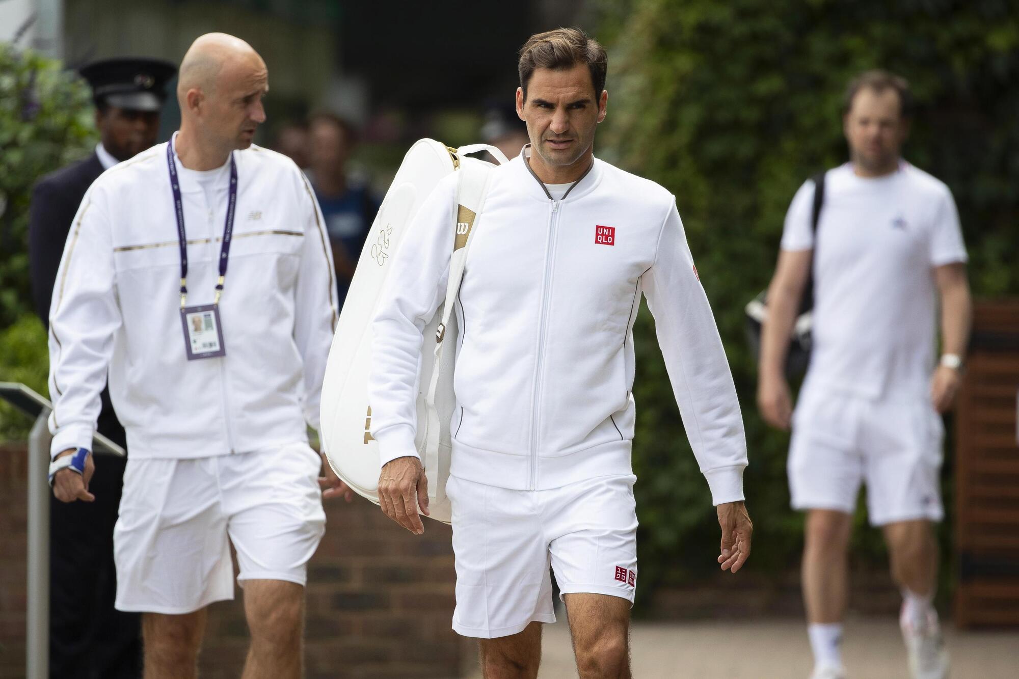 Ivan Ljubicic con Roger Federer