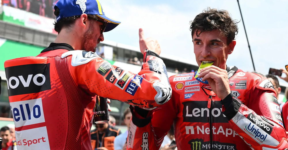 Calcolatore a chi? Marc Marquez al Sachsenring come un cannibale feroce: &ldquo;sar&agrave; un week end aggressivo&rdquo;. Mentre Pecco Bagnaia&hellip;