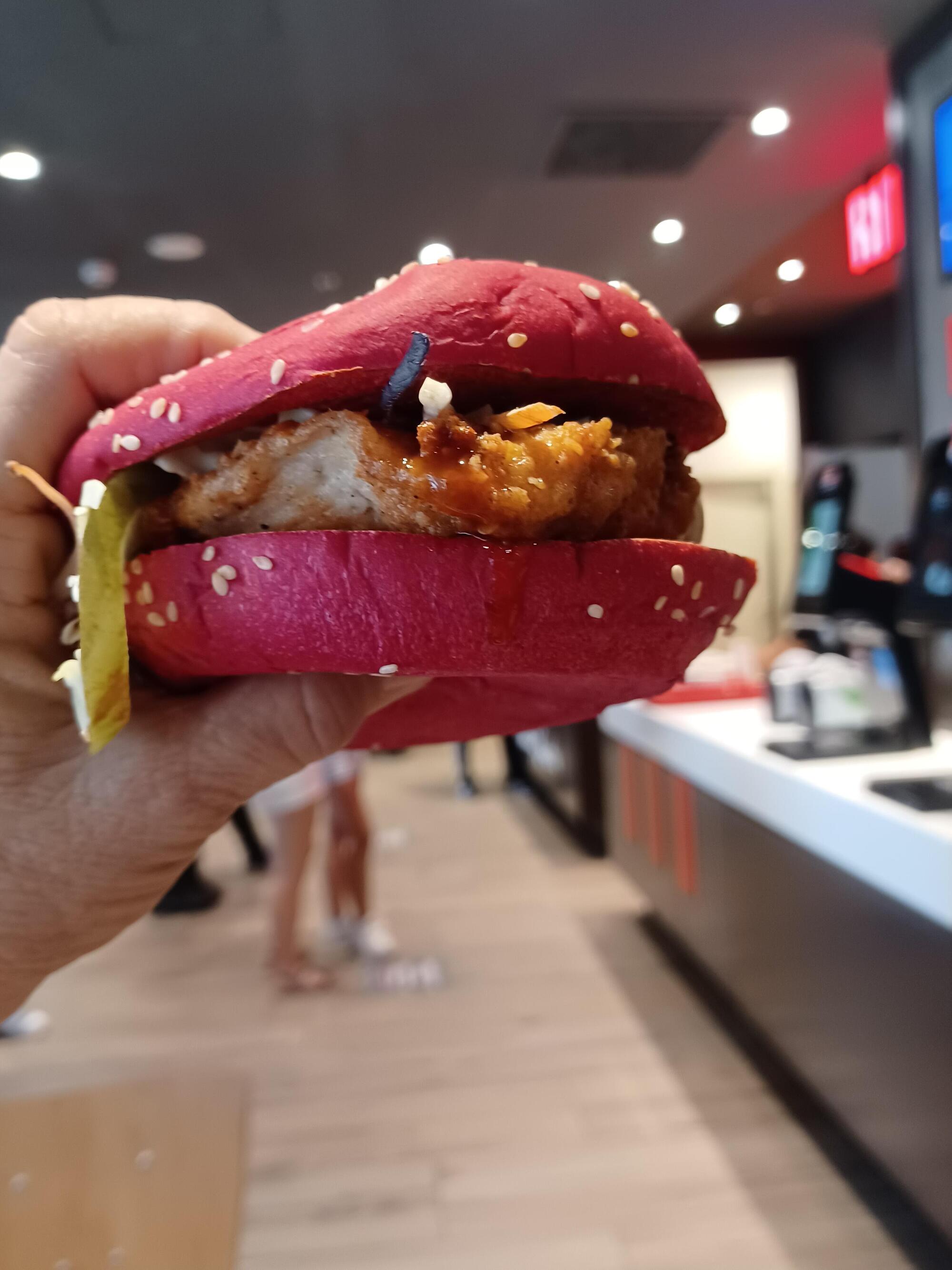 Il panino ispirato alla saba di Squid Game da Kfc