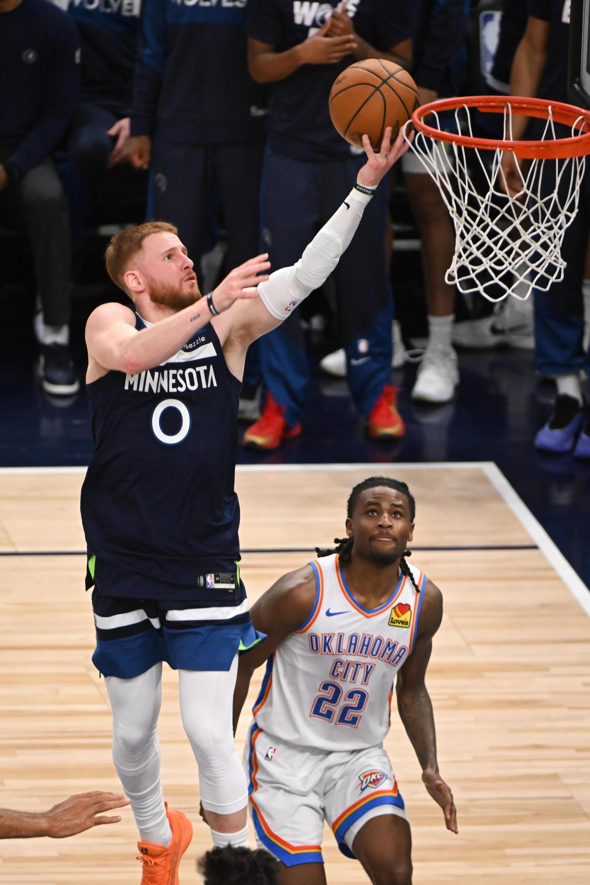 Donte DiVincenzo con la maglia di Minnesota