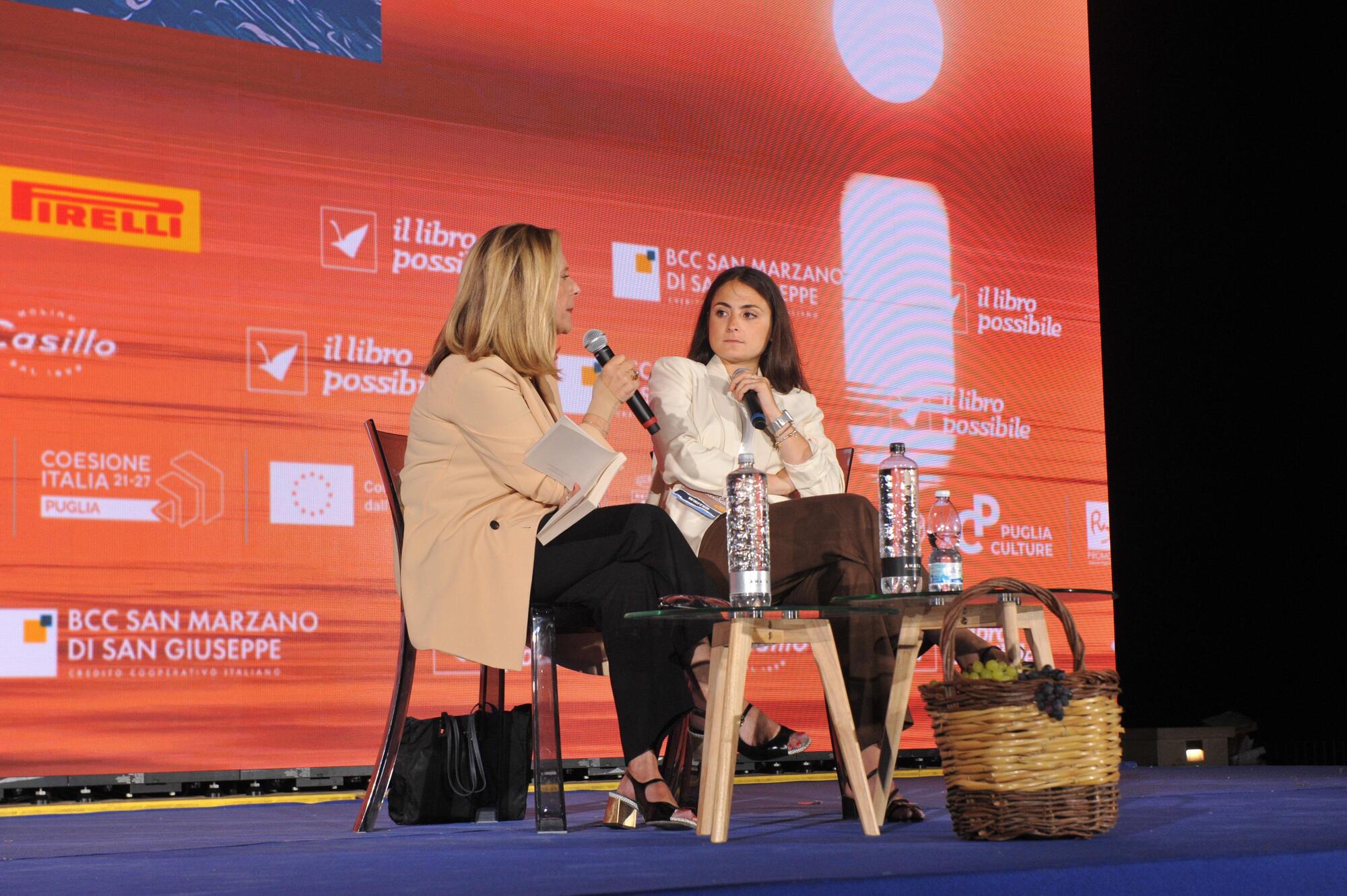 Chiara Tramontano alla XXIV edizione del festival “Il Libro Possibile” a Polignano a Mare