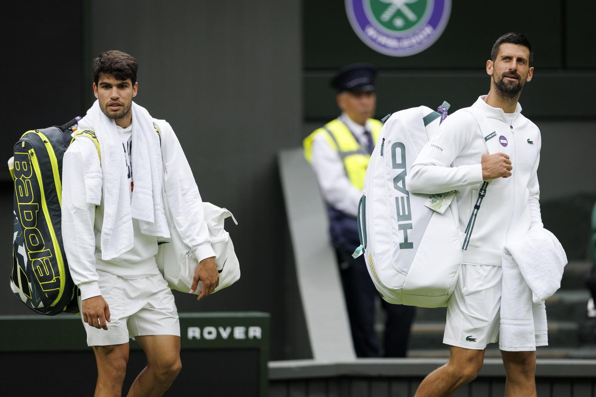 Carlos Alcaraz e Novak Djokovic