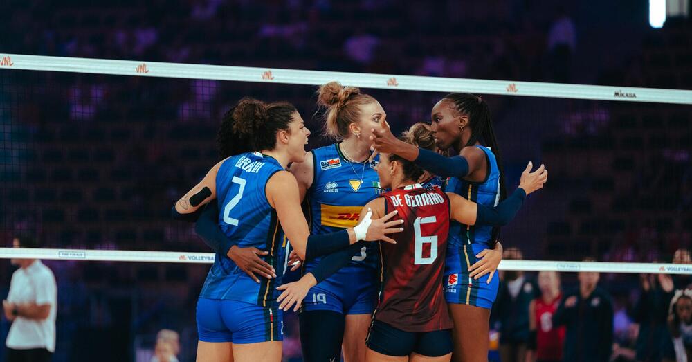 UN VOLLEY DA PAURA! Velasco scuote le Azzurre, che battono gli USA in VNL, volano in semifinale e riscrivono la storia