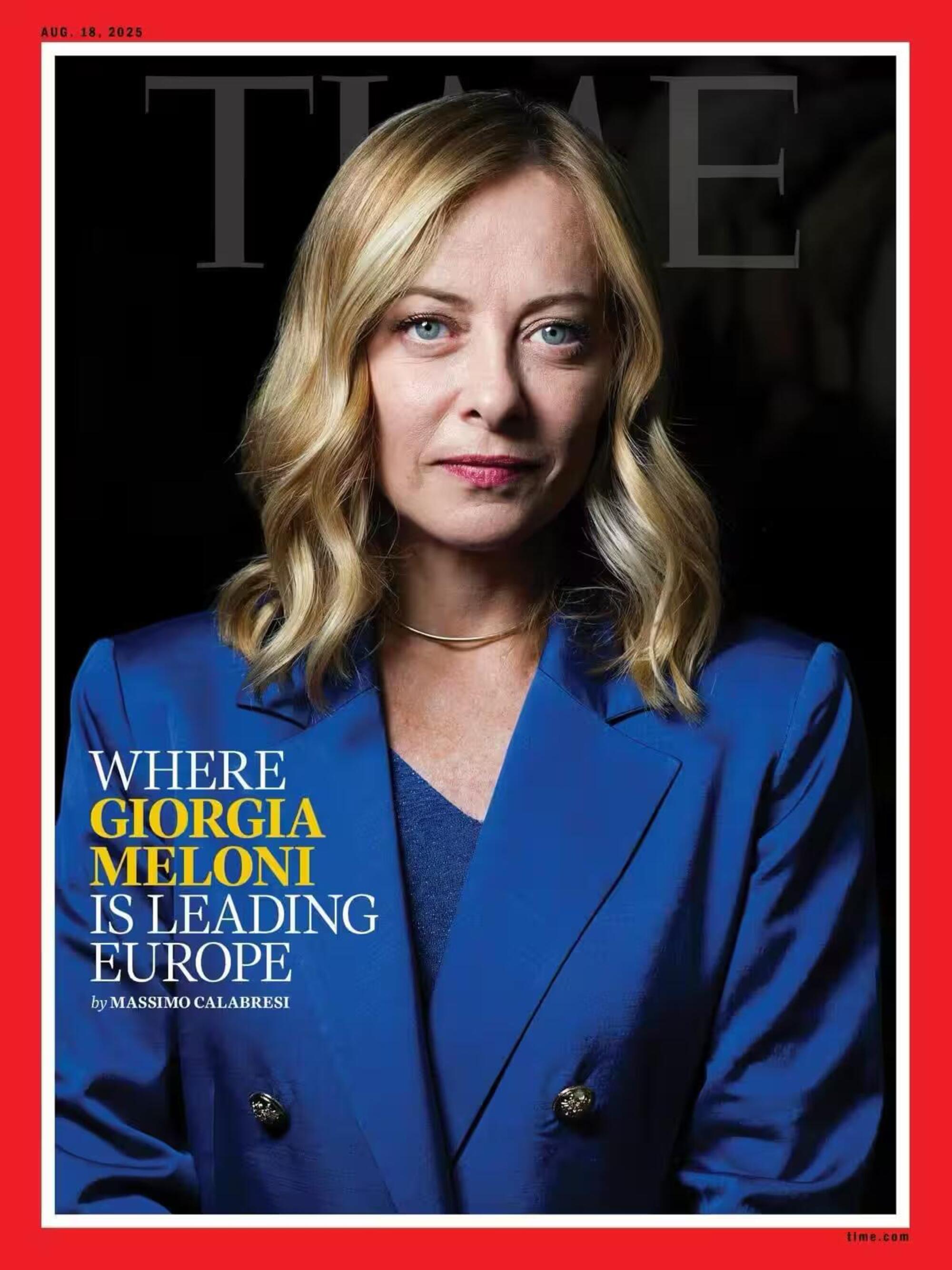 Il ritratto di Giorgia Meloni di Paolo Pellegrini per il Time