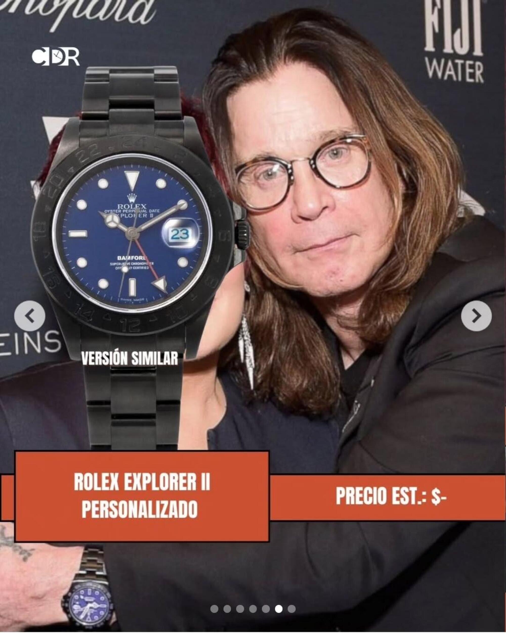 Il Rolex personalizzato di Ozzy