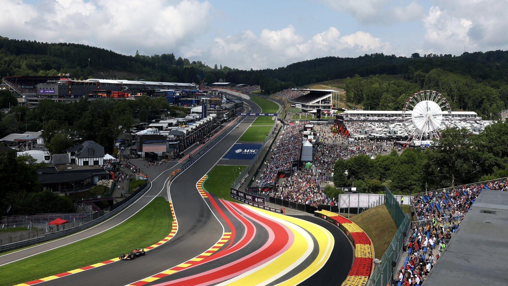 Max Verstappen a Spa Francorchamps, 2025.