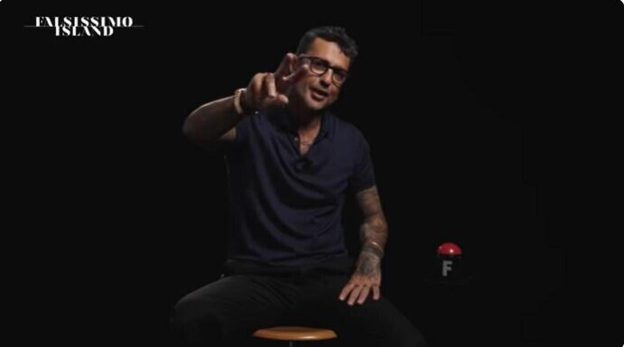 Fabrizio Corona nella puntata Falsissimo Island