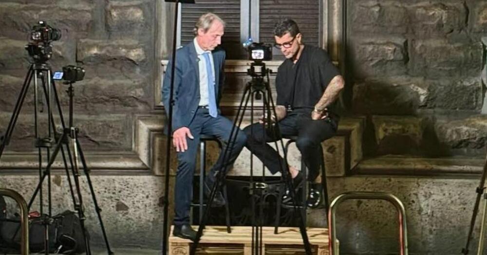 Altro che Bova e Ceretti, ma l&#039;avete visto Fabrizio Corona bere birra sotto casa di Davide Lacerenza con l&#039;avvocato Musetti nella nuova puntata di Falsissimo?
