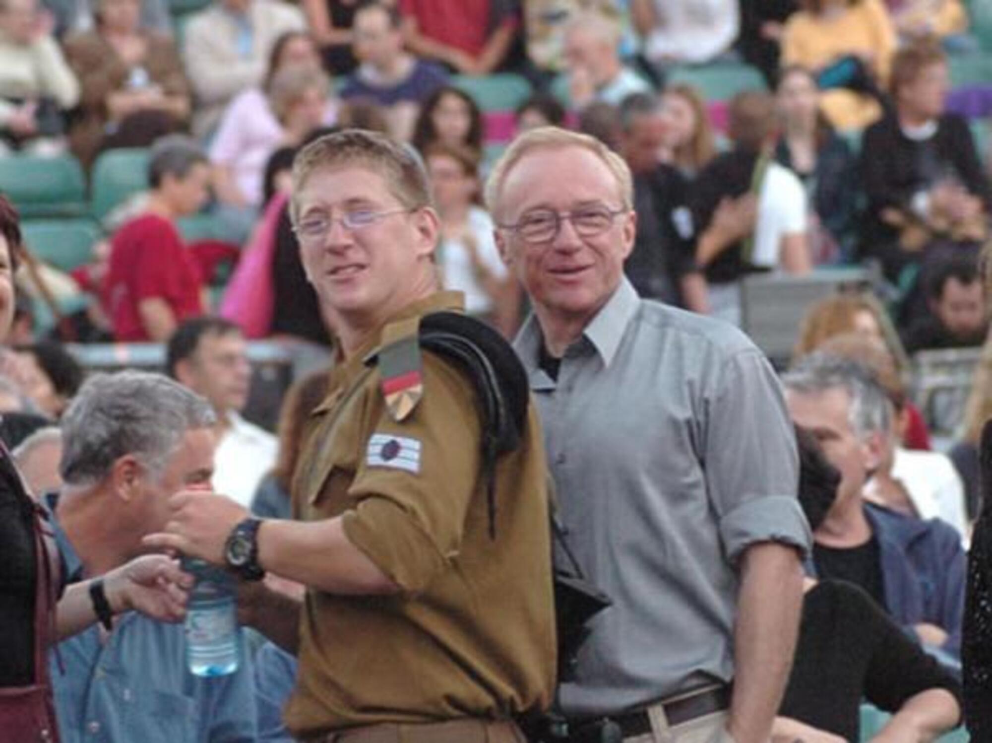David Grossman e suo figlio Uri, morto in guerra