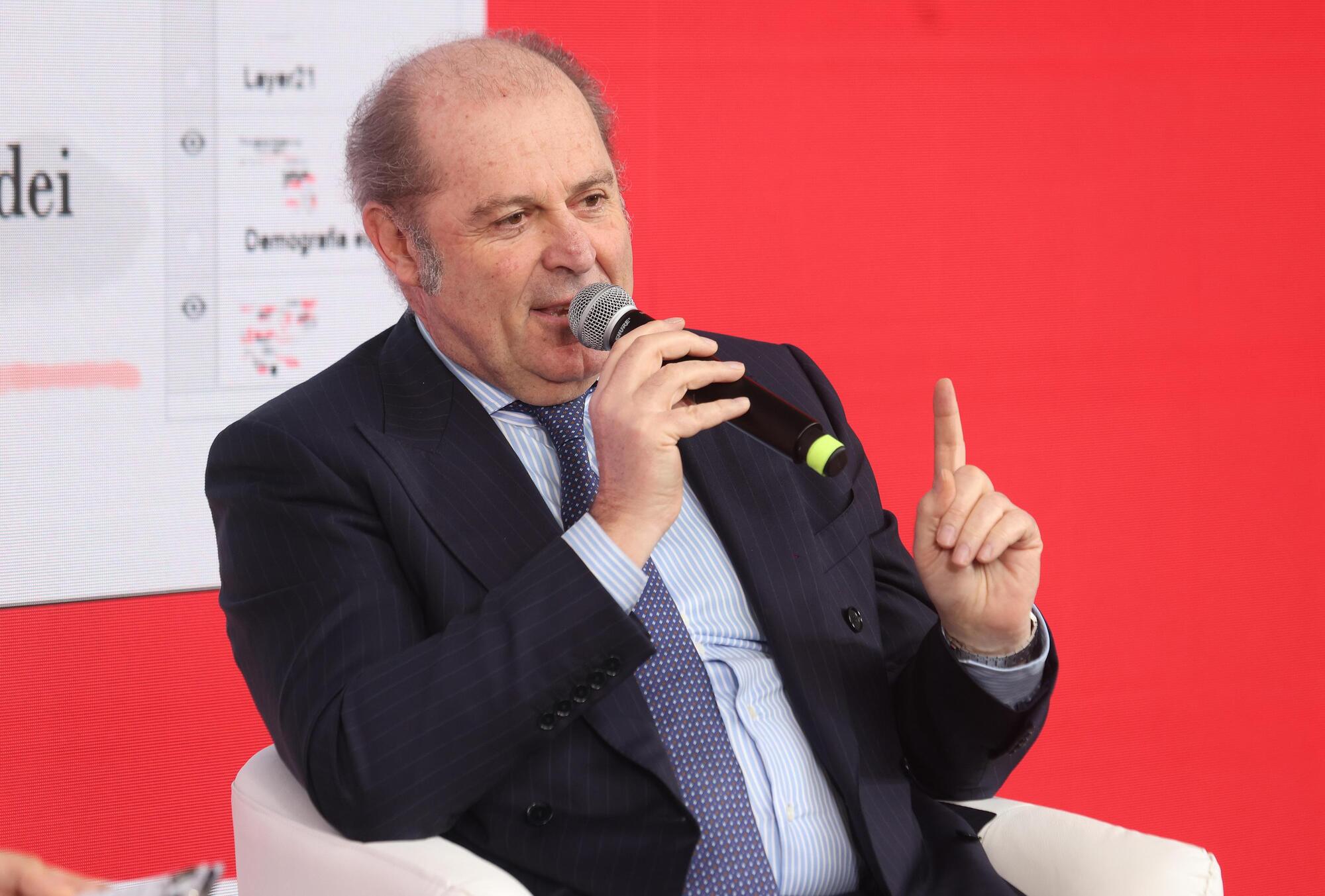 Philippe Donnet in occasione dell’ncontro su 'L’Italia e l'Europa di domani', per i 40 anni di Affari&Finanza, Milano 4 Marzo 2024
