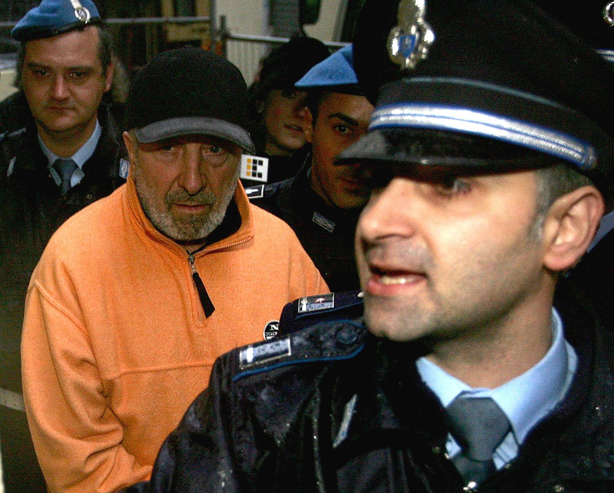 Donato Bilancia dopo l'arresto