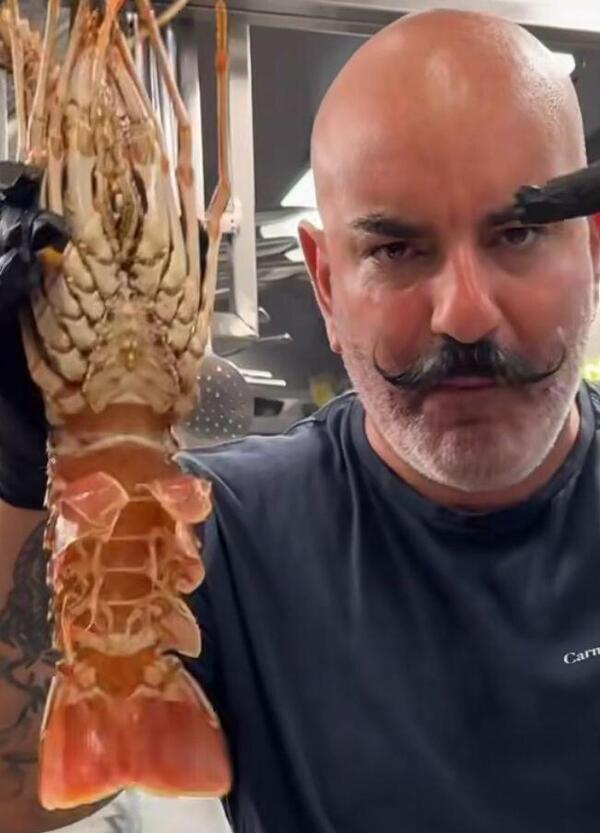 IL PROBLEMA NON &Egrave; L&rsquo;ARAGOSTA, SIETE VOI. Scandalo per chef Carmelo Ferreri che la cucina viva in video. E le critiche? Il doppio standard che vi fa piangere per un crostaceo e sorridere davanti alla grigliata...