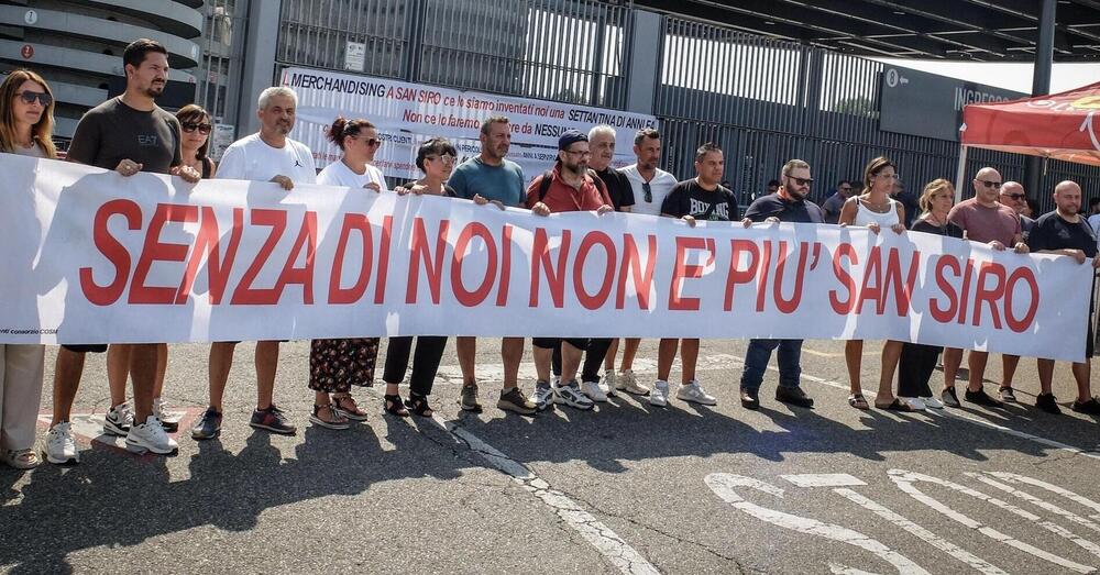 AMBULANTI SGRADITI! Dopo gli ultras, anche i lavoratori di San Siro sono esclusi dalla prossima stagione. Ma perch&eacute;? Intanto Nino Ciccarelli della curva Nord attacca la societ&agrave;: &ldquo;&Egrave; il modello americano&rdquo;