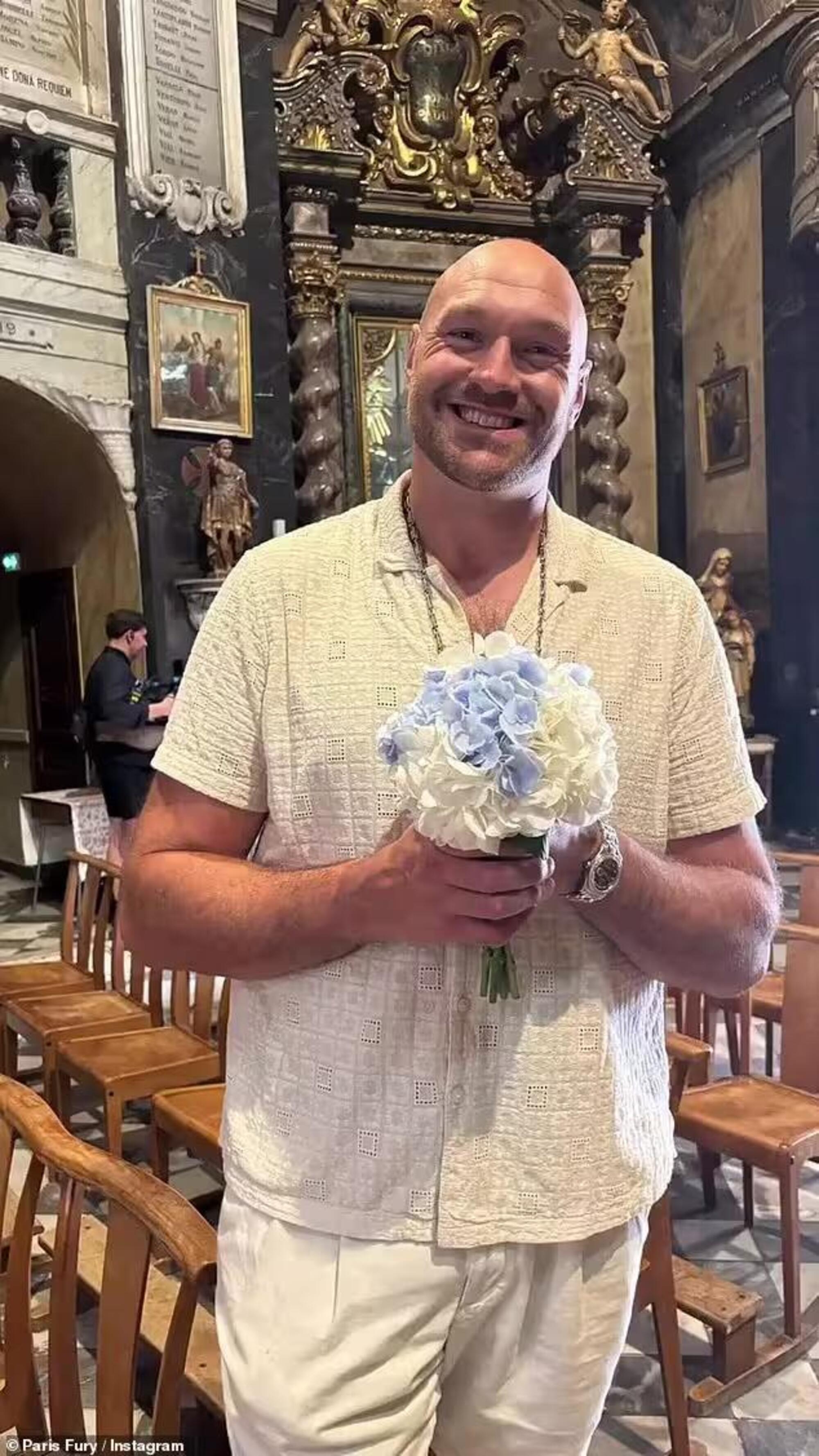 Tyson Fury si &egrave; risposato la terza volta