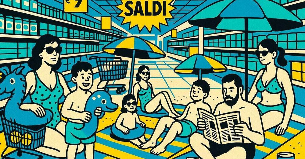 FACCIAMO LA RIVOLUZIONE! Supermercati aperti a Ferragosto e spiagge troppo care? Tutti in vacanza al centro commerciale senza comprare nulla, con teli e ombrellone