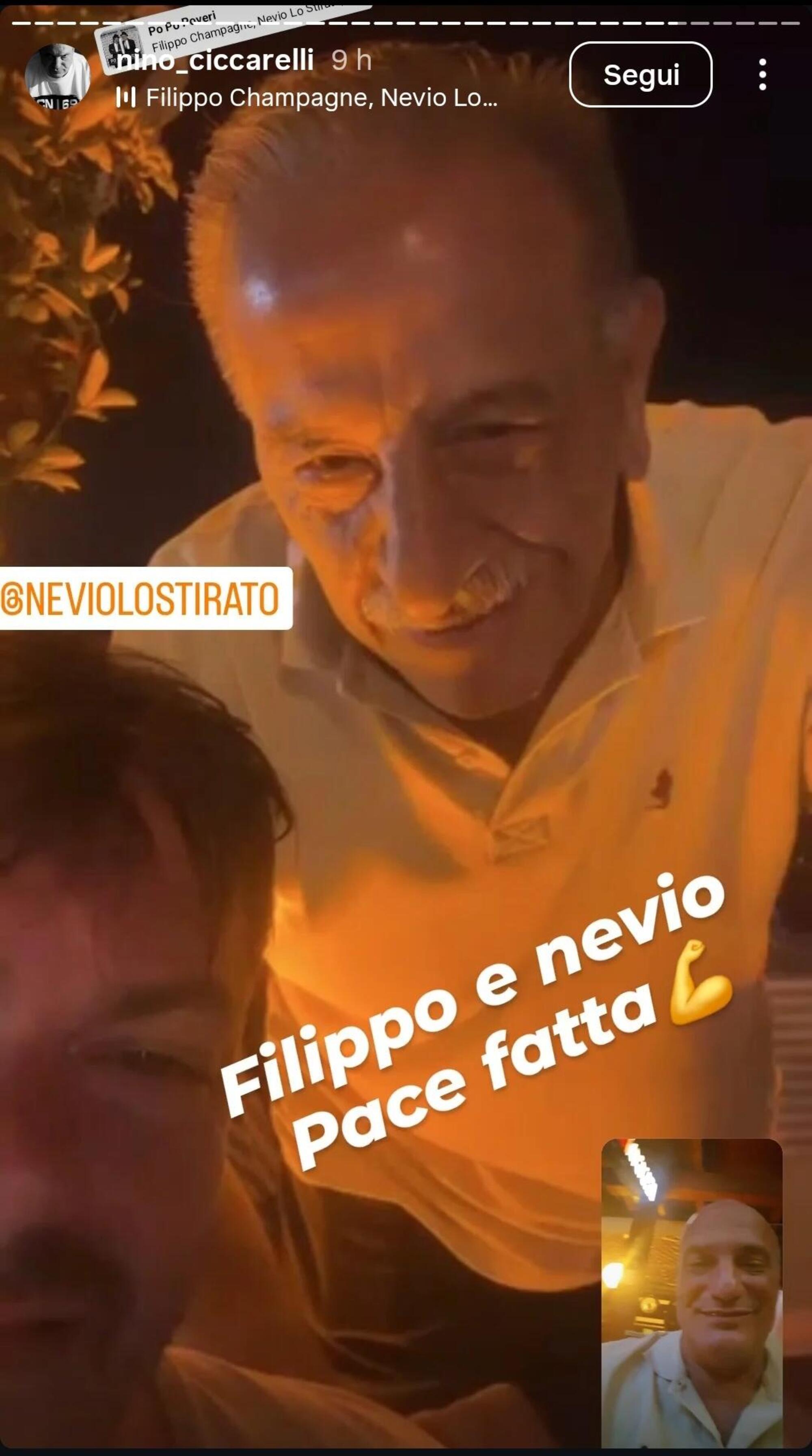 Filippo e Nevio: pace fatta