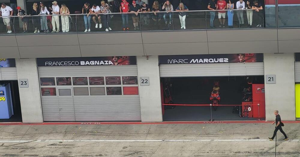 Ducati: una saracinesca su e l&rsquo;altra gi&ugrave; come un sipario ormai calato? Marc Marquez ride, Pecco Bagnaia chiede spiegazioni e Gigi Dall&rsquo;Igna replica freddo