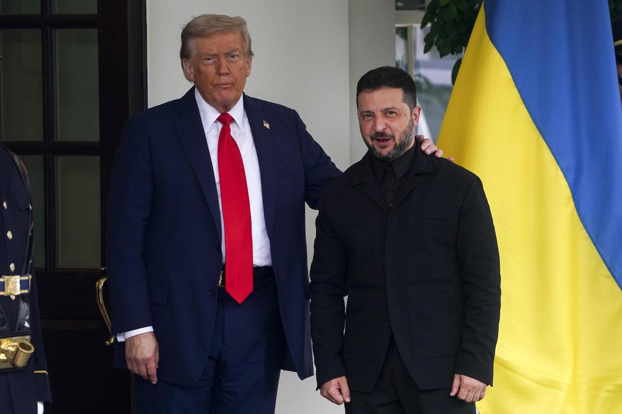 Donald Trump e Zelensky alla Casa Bianca
