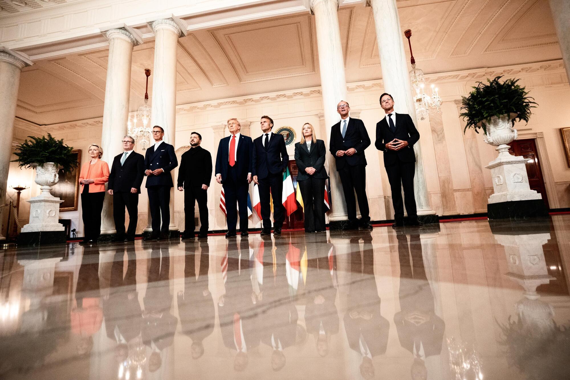 I leader europei alla Casa Bianca