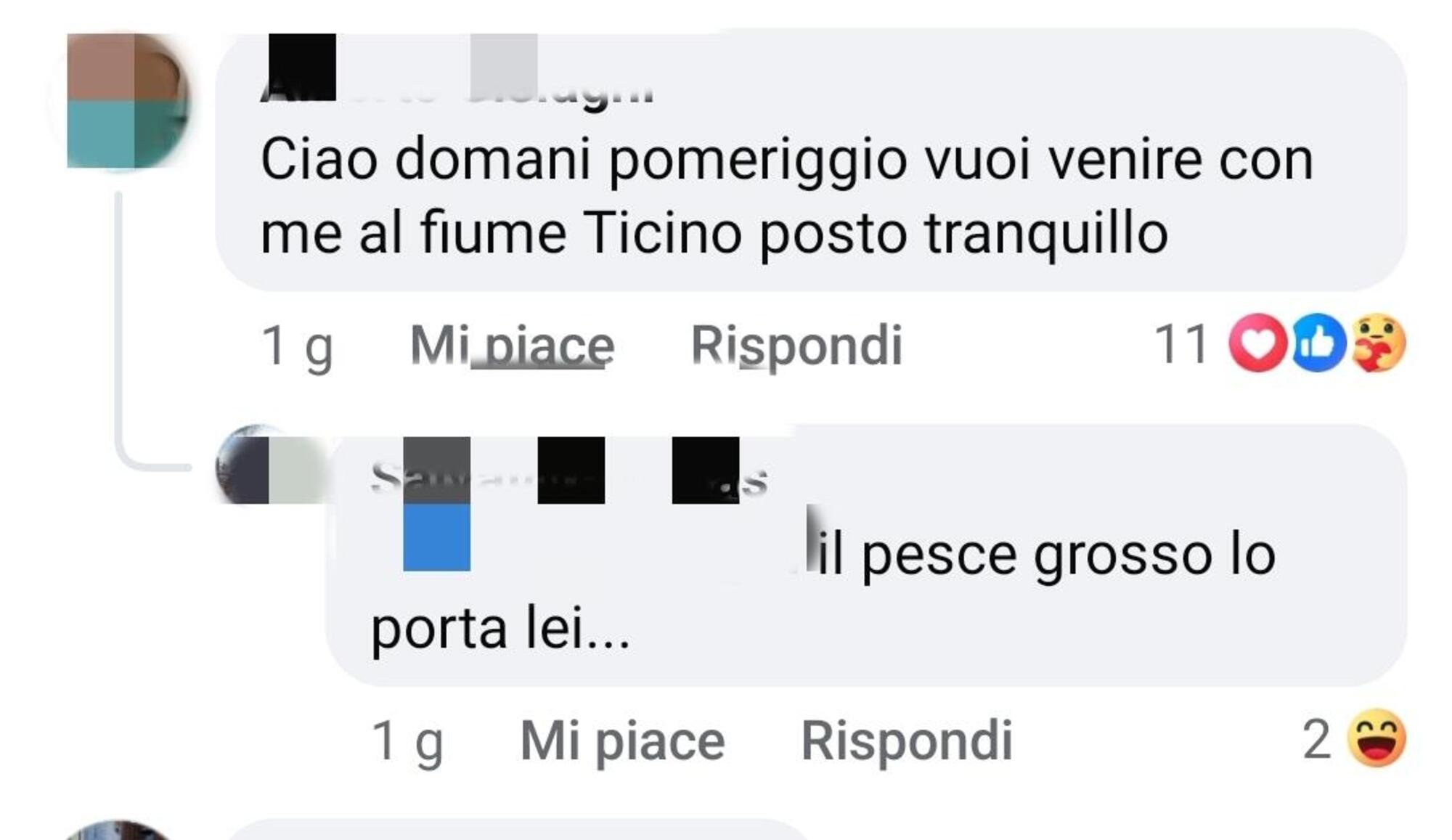 Il pesce grosso lo porta lei?