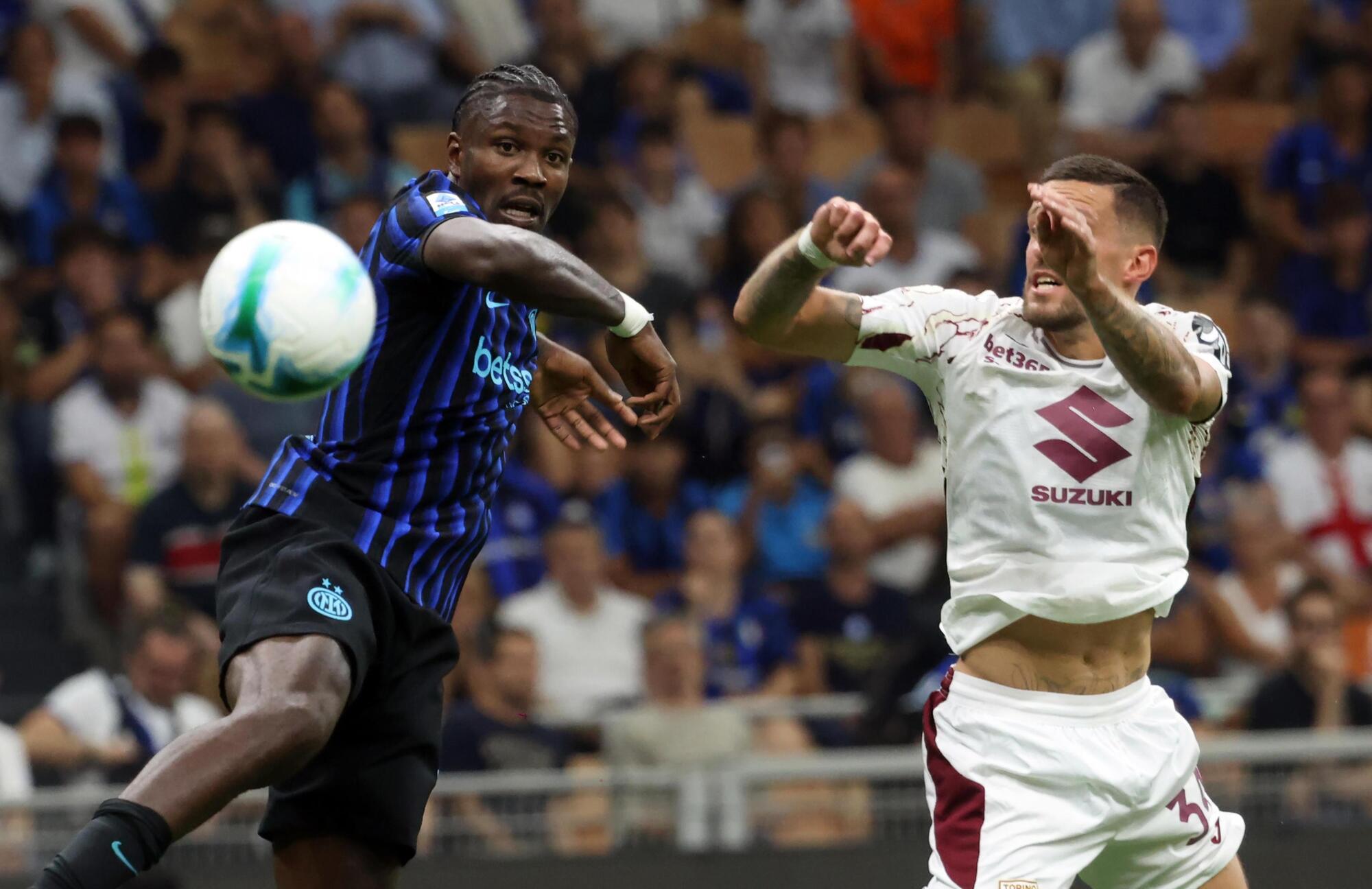 Inter-Torino, il quarto goal di Thuram 