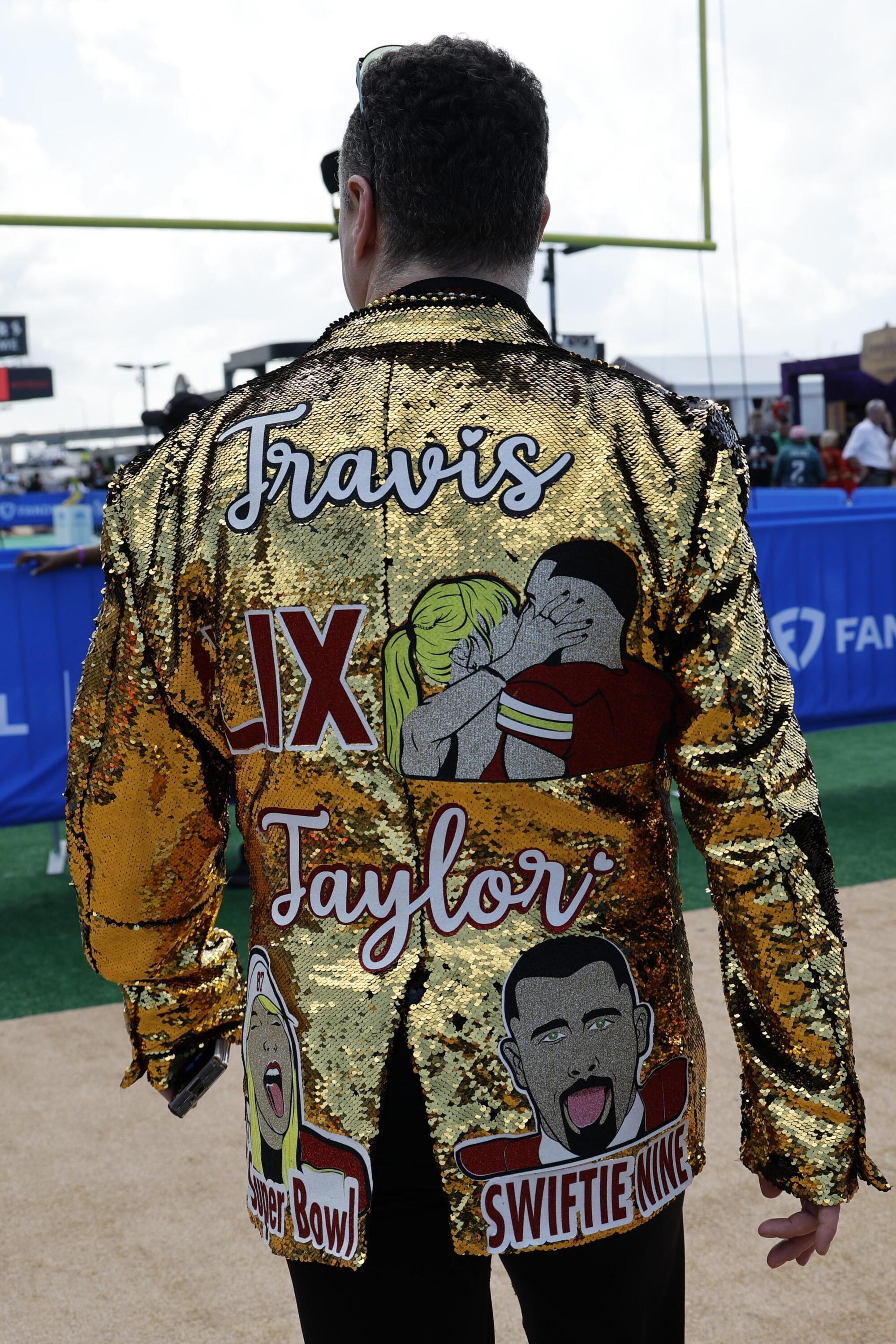 Uno dei tanti fan di Taylor Swift e Travis Kelce