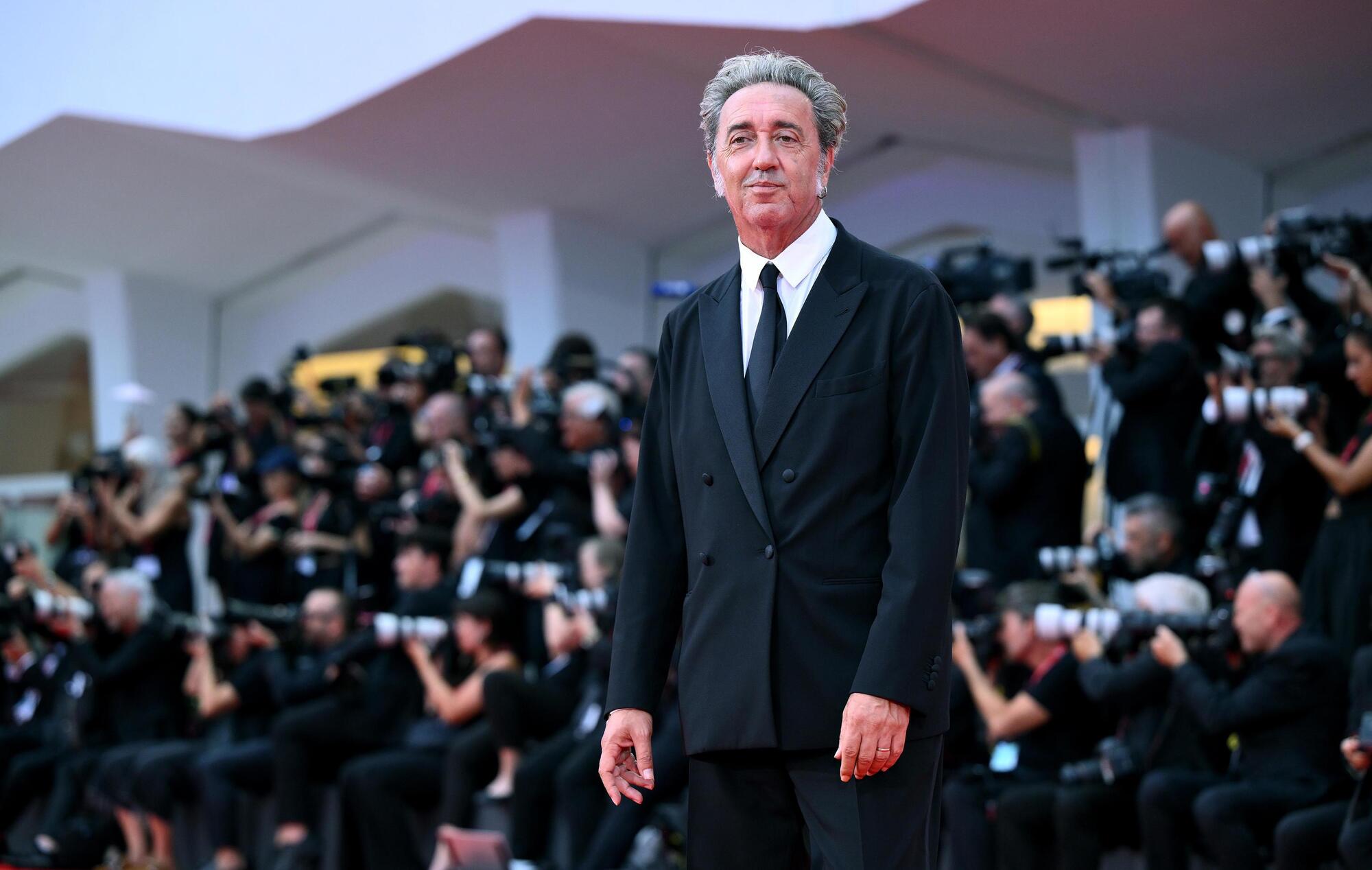 Paolo Sorrentino red carpet Festival di Venezia 2025
