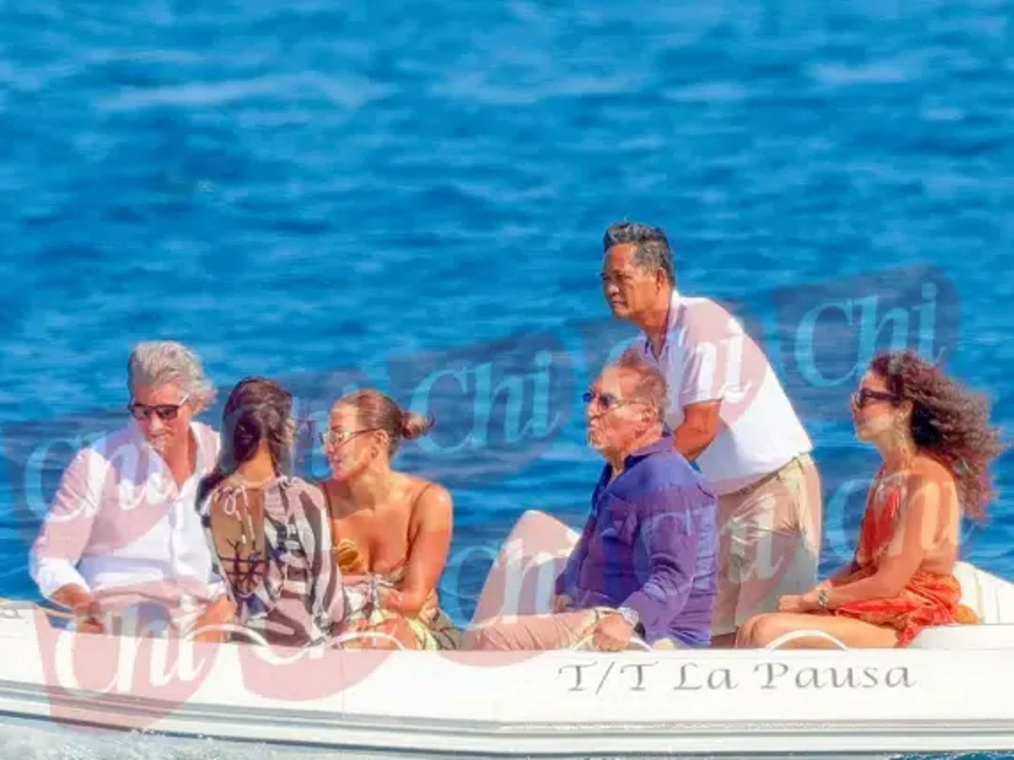 Ignazio La Russa in barca durante le &quot;vacanze&quot; con Daniela Santanch&egrave; e Fedez