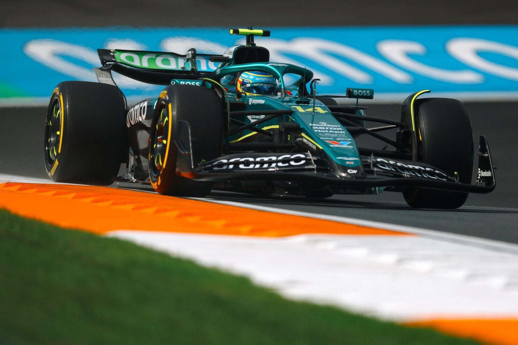 Fernando Alonso Aston Martin Zandvoort