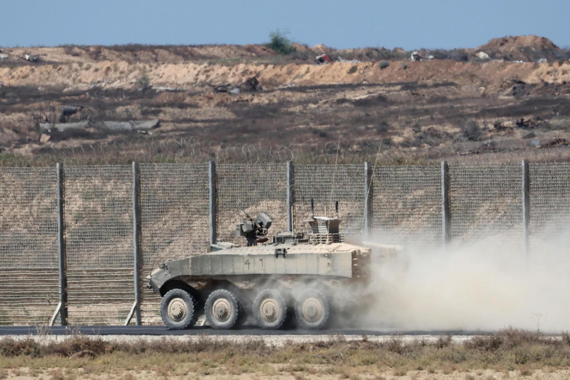 Carro armato IDF al confine
