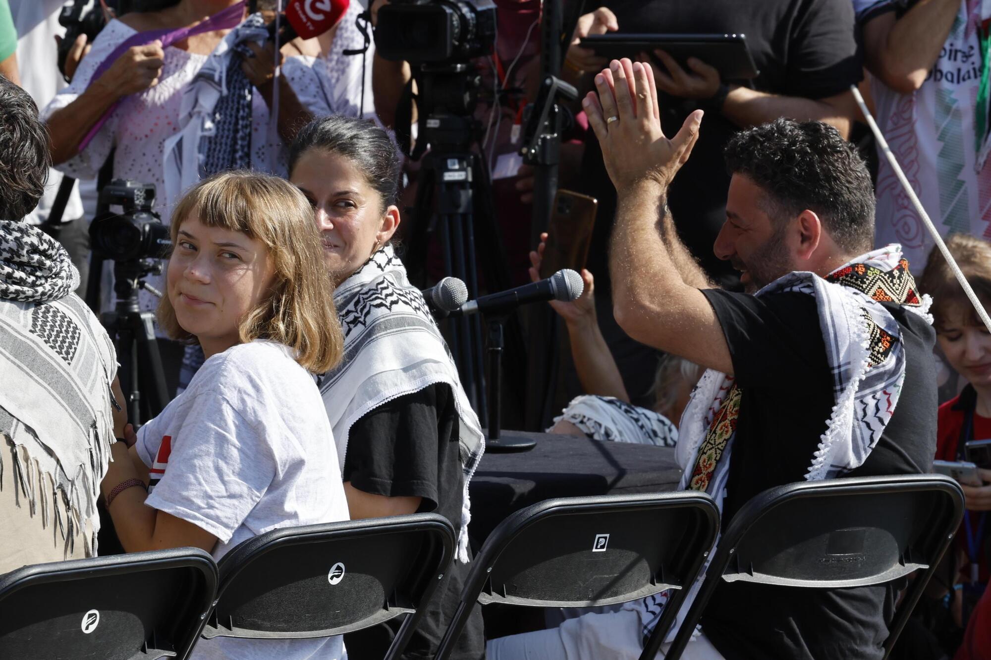 Greta Thunberg e la Sudum Flotilla